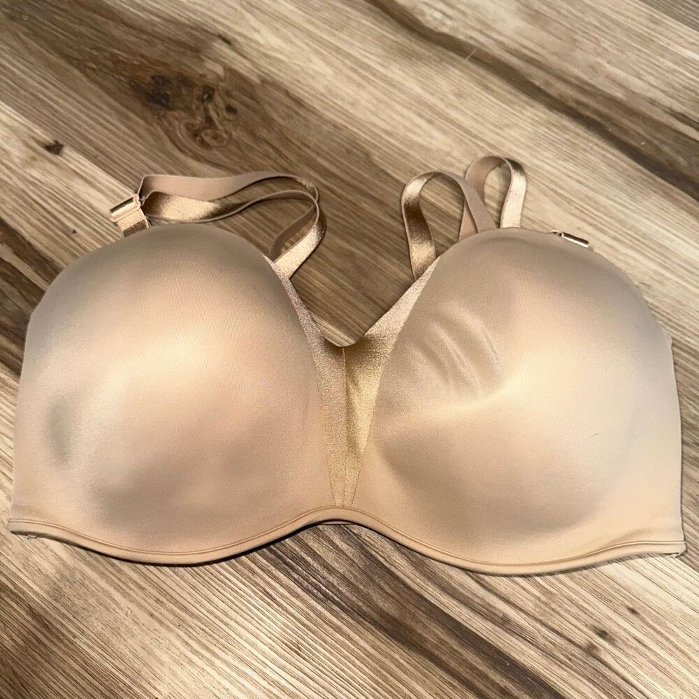 Soma nude satiny 36G stunning starlet strapless nude bra